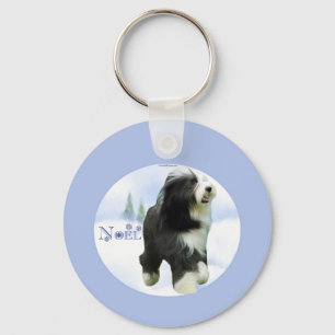 Noel Bearded Collie Sleutelhanger