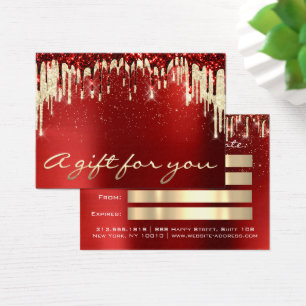 Noël Beauté Or Confetti Cadeau Bourgogne Drives