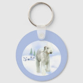 Noel Bedlington Terrier Sleutelhanger (Achterkant)