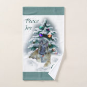 Noël belge Tervuren (Serviette à main)