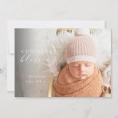 Noël Bénédiction vacances Faire-part de naissance (Devant)