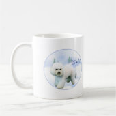 Noel Bichon Frise Koffiemok (Links)