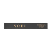 Noel Black en Gold | Kerstadres (Individueel)