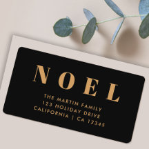 Noel Black en Gold | Kerstadres
