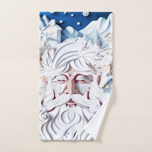 NOËL BLANC (Serviette à main)