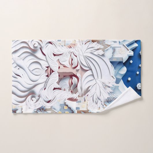 NOËL BLANC (Serviette à main)