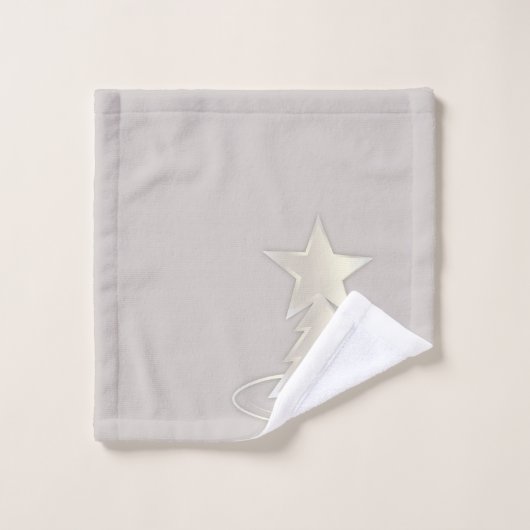 Noël blanc (Gant de toilette)