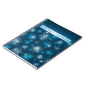 Noël blanc et Joyeux Carnet du Nouvel An (Côté gauche)