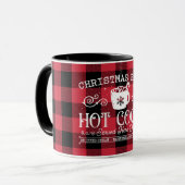 Noel Blé de cacao chaud Rouge Buffalo Check Mug (Devant gauche)