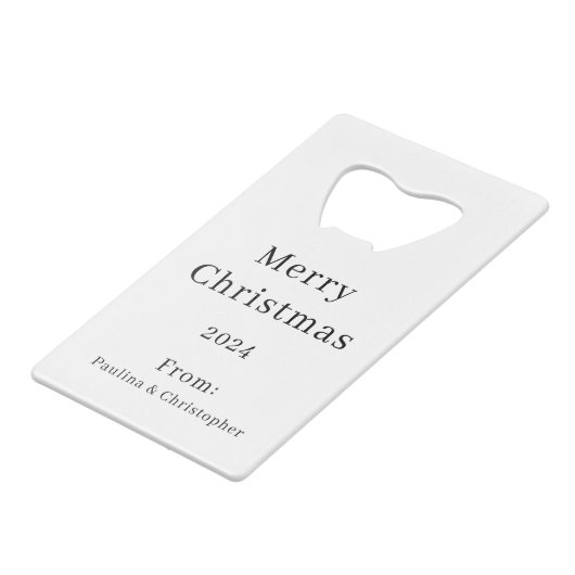 Noel Blé Vacances Design Blanc (Dos Angle)