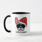 Noel bleu Merle Français Bulldog Mug (Gauche)