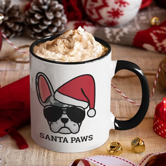 Noel bleu Merle Français Bulldog Mug