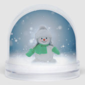 Noël bonhomme de neige SlipperyJoe foulard vert m (Avant)