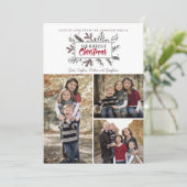 Noël | Botanique | CARTE PHOTO (Debout devant)