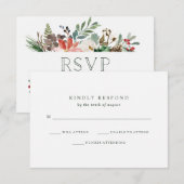 Noël botanique | Floral Holiday RSVP (Devant / Derrière)