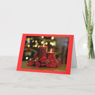 Noël Bougies Carte de Noël
