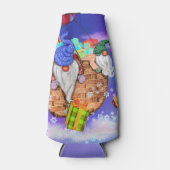 Noël Bouteille Glacière Gnomes Voler donne des cad (Devant)