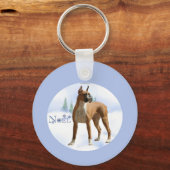 Noel Boxer Sleutelhanger (Voorkant)