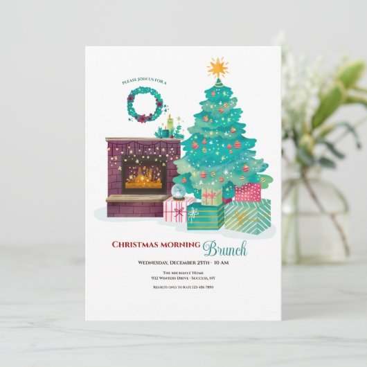 Noël Brunch Invitation (Debout devant)