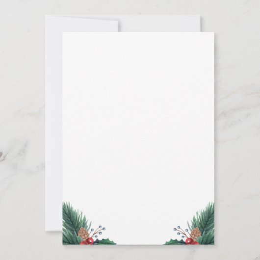 Noël Brunch Invitation (Dos)