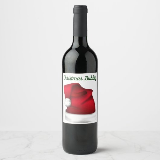 Noël Bubbly Étiquette (Devant)