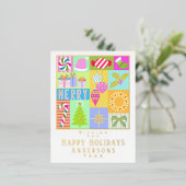 Noël Calendrier de Noël Carte de Noël (Debout devant)