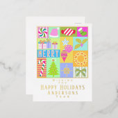 Noël Calendrier de Noël Carte de Noël (Recto/Verso)