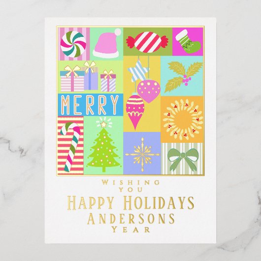 Noël Calendrier de Noël Carte de Noël (Recto)