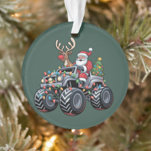 Noël camion monstre Santa vacances enfants
