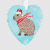 Noël Capybara Lover Coeur Drôle En Forme (devant)