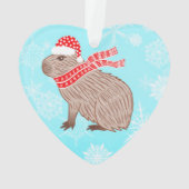 Noël Capybara Lover Coeur Drôle En Forme (dos)