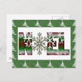 Noel Card Feestdagenkaart (Voorkant / Achterkant)