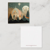 Noël Carte Carré plat de Noël 01 (Devant / Derrière)