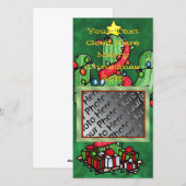 Noël Carte photo Cactus (Devant / Derrière)