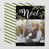 Noel - Carte photo de Noël (Devant / Derrière)