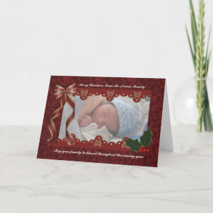 Noël Carte photo religieux - Noël béni