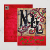 Noël ~ Carte postale (Devant / Derrière)