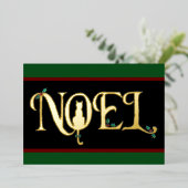 Noel Cat Christmas Foil Carte de vacances (Debout devant)