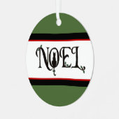 Noel Cat Photo Ornement de vacances (Avant gauche)