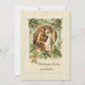 Noël catholique Faire-part de mariage traditionnel (Devant)