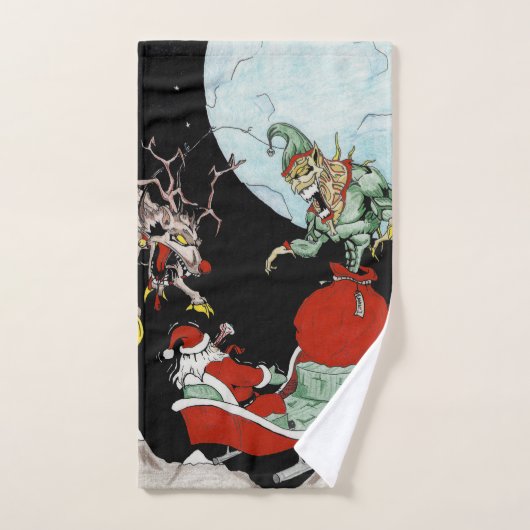 Noël cauchemar Serviette de bain ensemble ou simpl (Serviette à main)