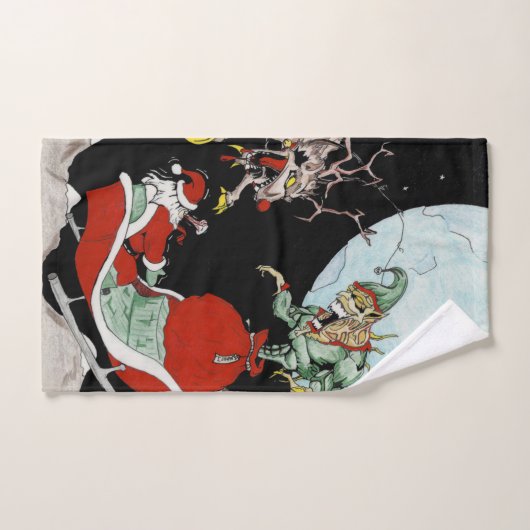 Noël cauchemar Serviette de bain ensemble ou simpl (Serviette à main)