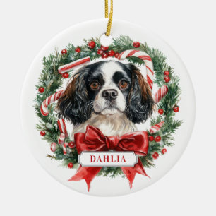 Noël Cavalier Roi Charles Spaniel Ornement