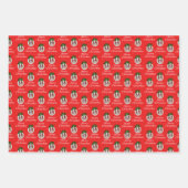 Noël Cavalier Spaniel Ornements Papier cadeau (Devant 2)