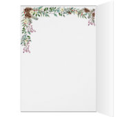 Noël, cerf, Penser à ta carte (Intérieur (Gauche))