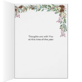 Noël, cerf, Penser à ta carte (Intérieur (Droit))