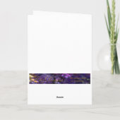 Noël C'est la saison Texte Carte de Noël (Dos)