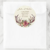 Noël changement d'adresse autocollant hiver saint (Sac)