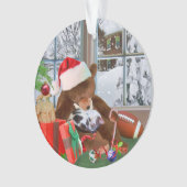 Noël, chat de sommeil, ours de nounours (devant)