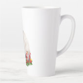 Noël Chat Siamese Aquarelle Latte Mug (Droite)